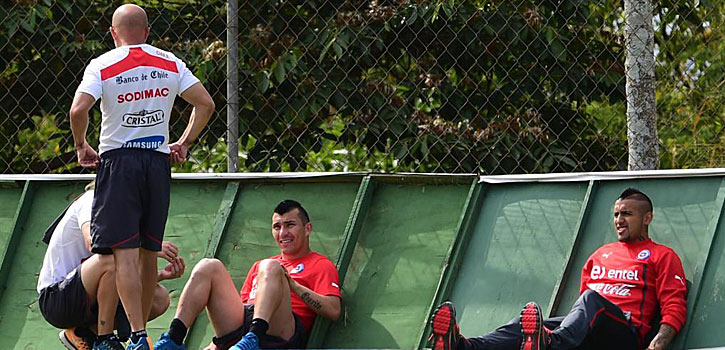 Sampaoli pide "valent�a" ante Brasil