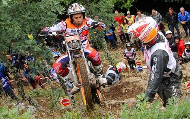 Toni Bou (Montesa) en el Gran Premio de B�lgica del Mundial de trial