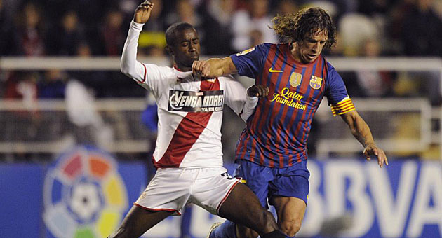 Pape durante su etapa en el Rayo.