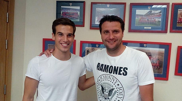 I�igo P�rez en la llegada a su nuevo club