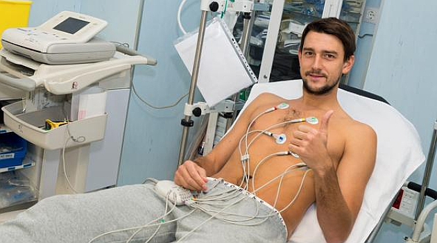 Filipenko pasa reconocimiento m�dico. Foto: M�laga C.F.