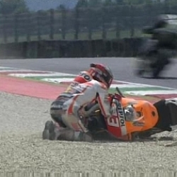 M�rquez: Cuando vas al l�mite en cada curva, te puede pasar esto