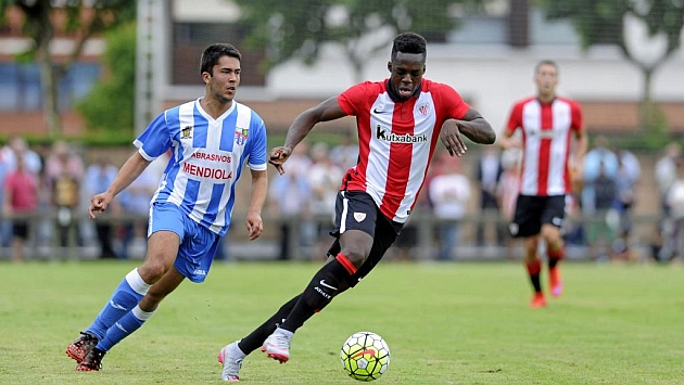 I�aki Williams, durante un partido de esta pretemporada