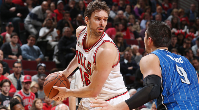Gasol y Mirotic comparten 'Pichichi' en los Bulls