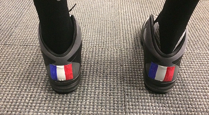 As� suena La Marsellesa en la NBA, con Rudy Gobert emocionado