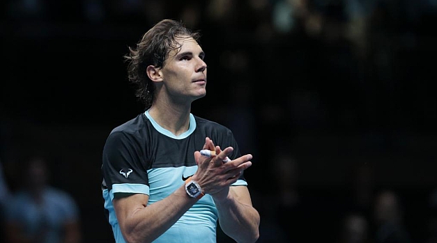 Nadal aplaude al p�blico