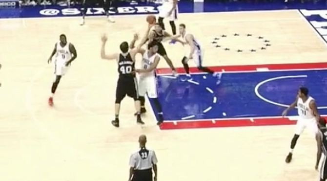 'Burreo' de altura en la NBA