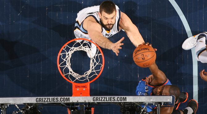 Los Thunder de Ibaka pasan por encima de los Grizzlies de Marc