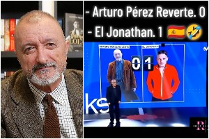 Reverte reacciona a la victoria de 'El Jonathan' sobre la RAE en el monólogo de Leo Harlem: "En efecto"