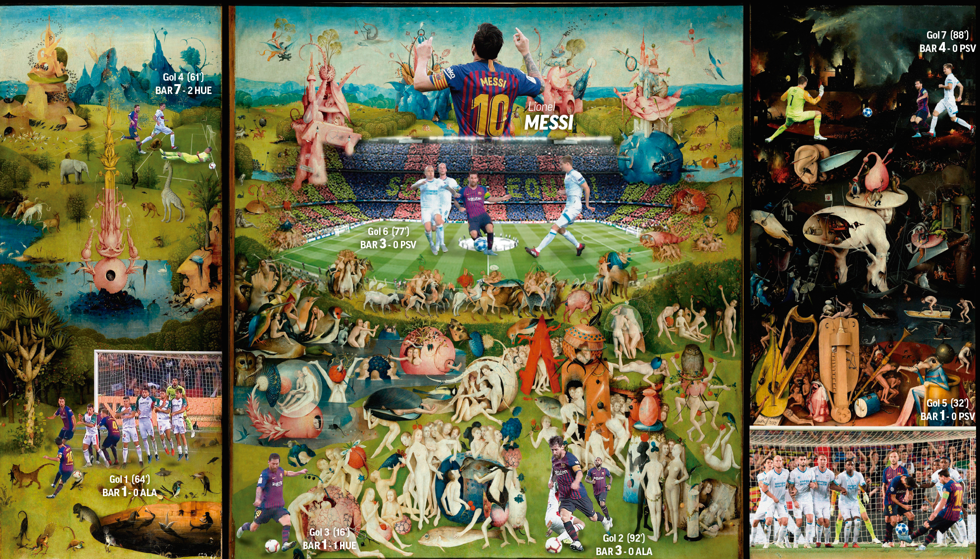 El jardín de las delicias de Messi