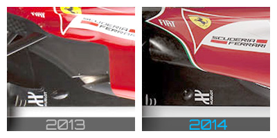 Detalle de la parte de la nariz