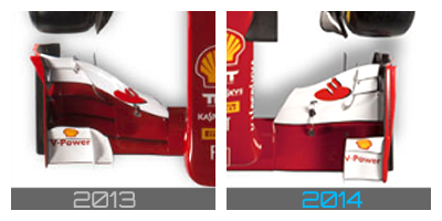 Detalle de la parte de la nariz